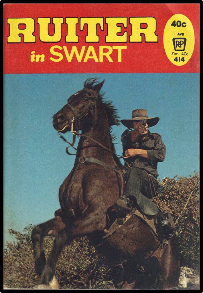 Ruiter in Swart